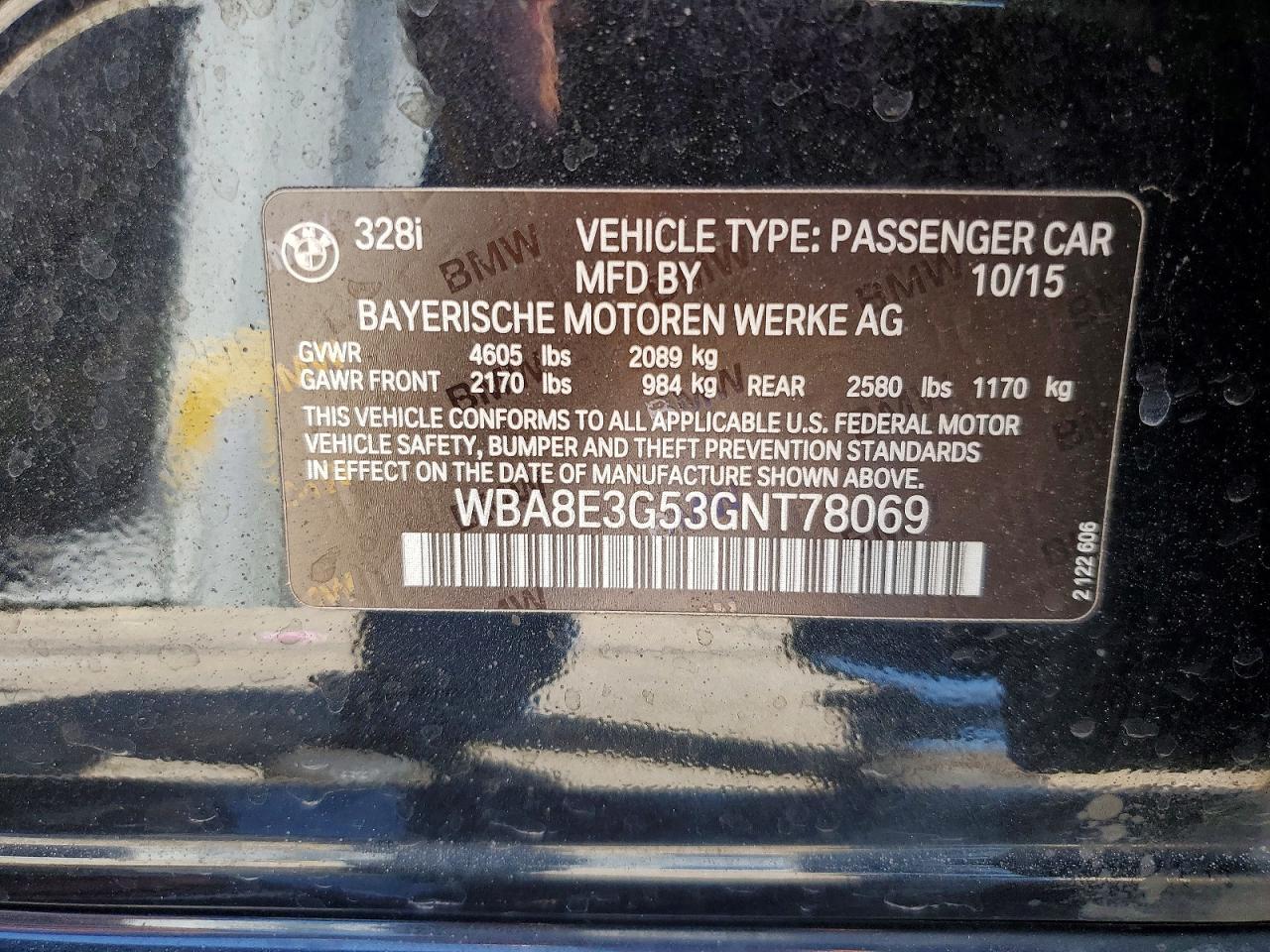 2016 BMW Seria 3 328i - zdjęcie 12