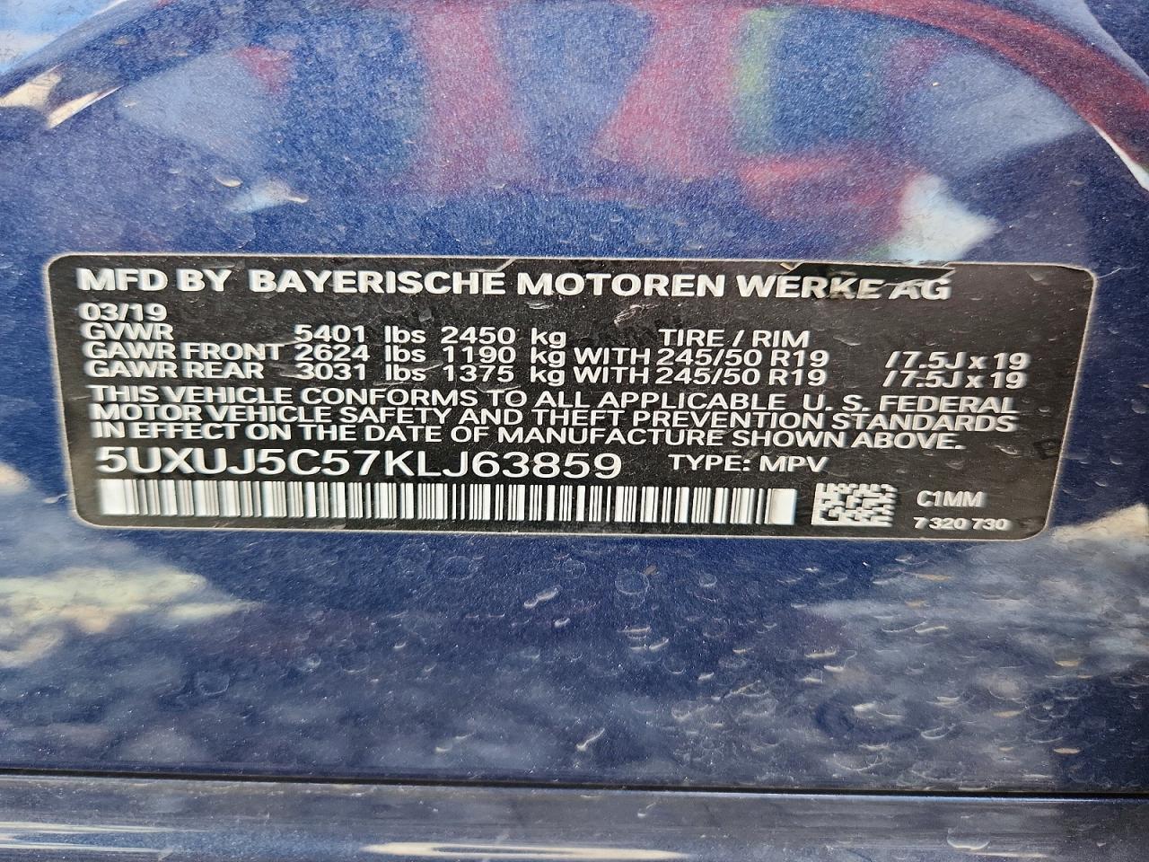 2019 BMW X4 M40I - zdjęcie 13