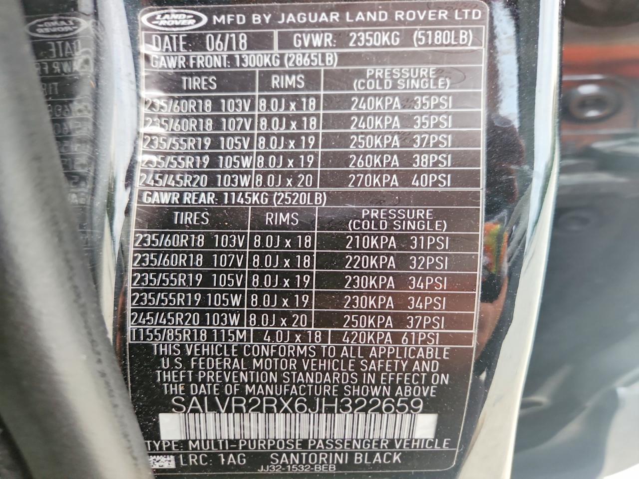 2018 Land Rover Range Rover Evoque Hse - zdjęcie 13