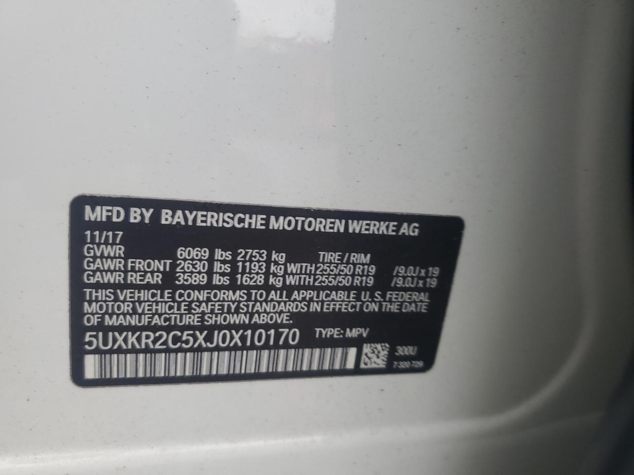 2018 BMW X5 Sdrive35I - zdjęcie 12