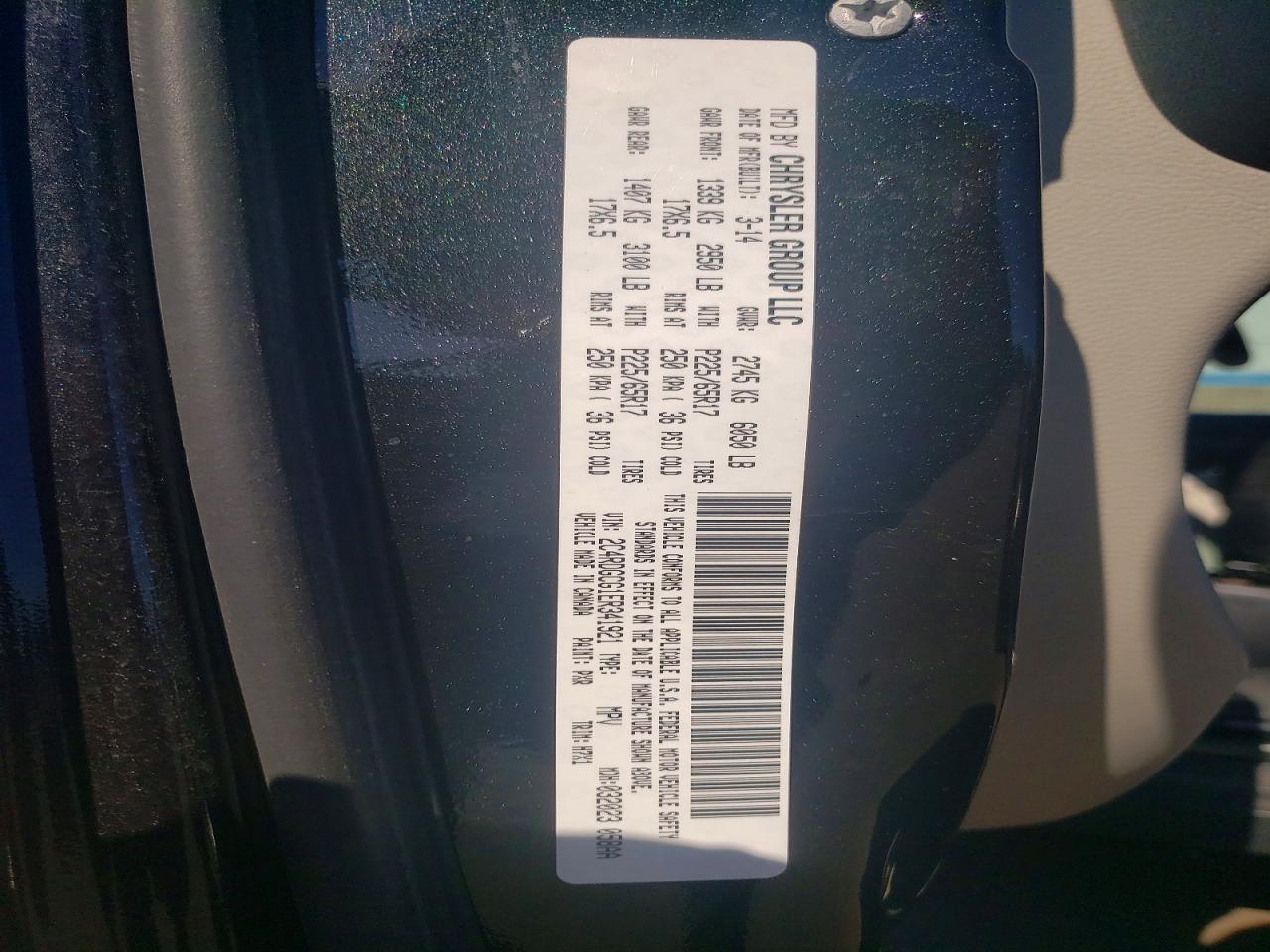 2014 Dodge Grand Caravan Sxt - zdjęcie 14