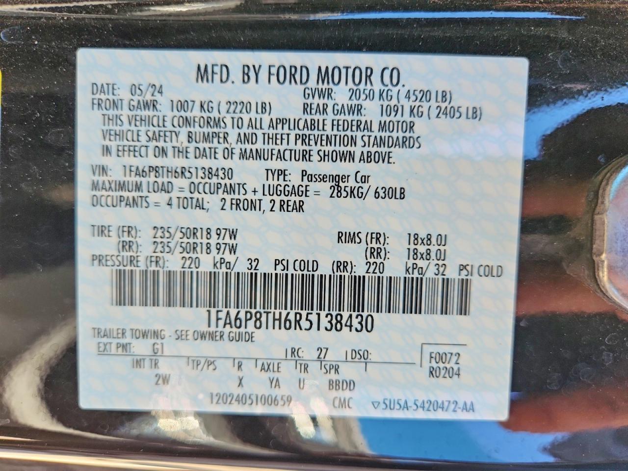 2024 Ford Mustang - zdjęcie 12