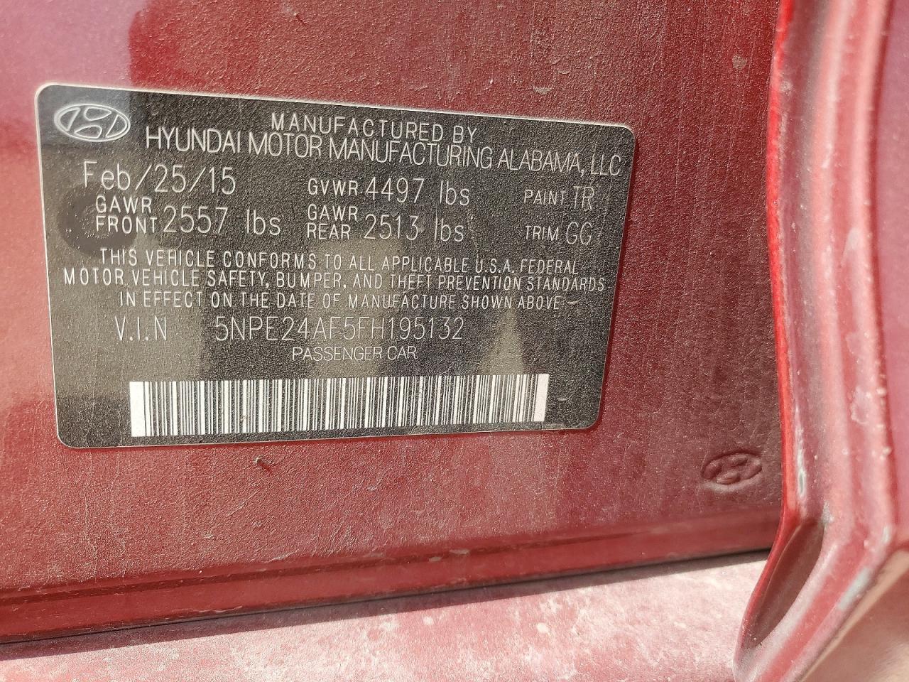 2015 Hyundai Sonata Se - zdjęcie 12