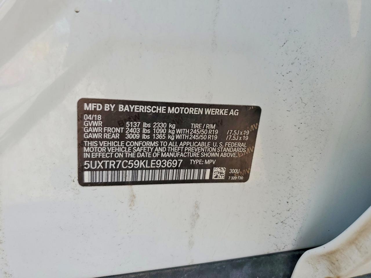 2019 BMW X3 Sdrive30I - zdjęcie 12