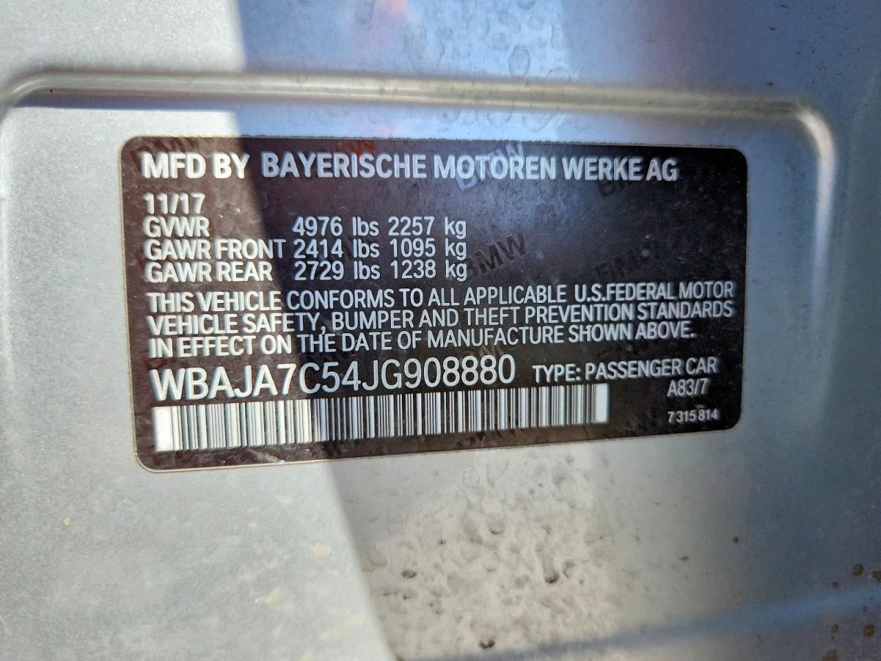 2018 BMW Seria 5 530i - zdjęcie 12