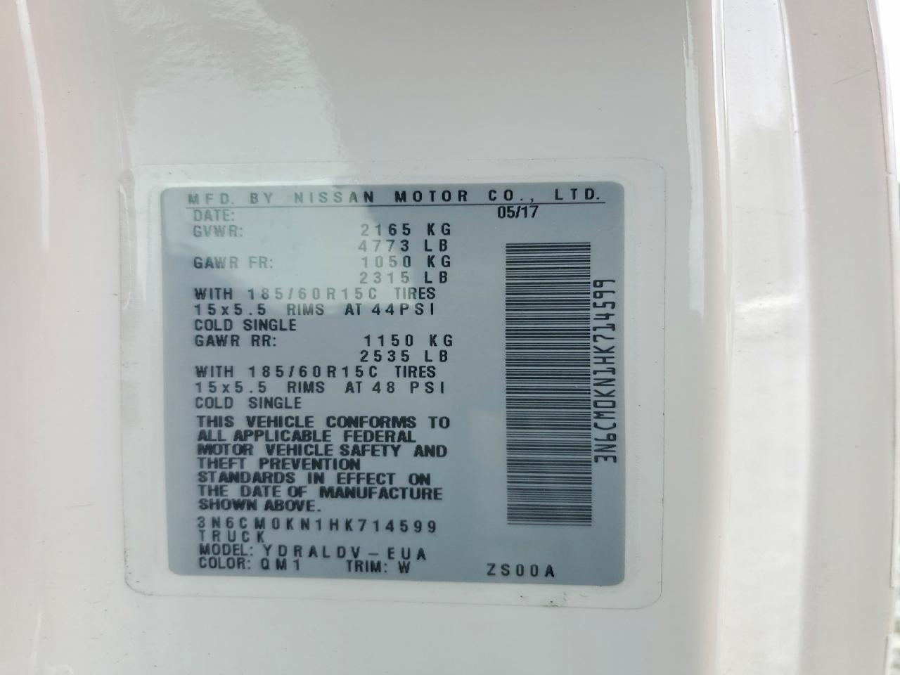 2017 Nissan Nv200 S - zdjęcie 13
