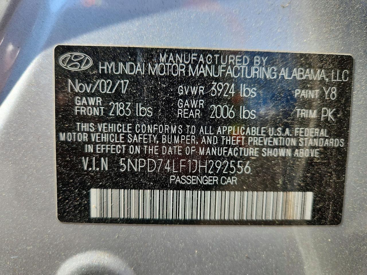 2018 Hyundai Elantra Se - zdjęcie 12