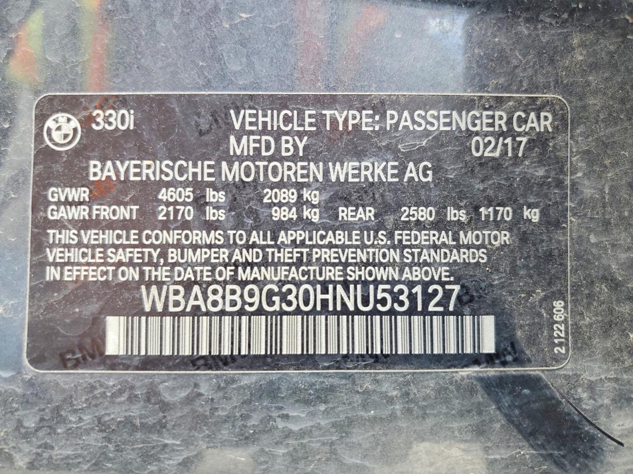 2017 BMW 330 I - zdjęcie 13