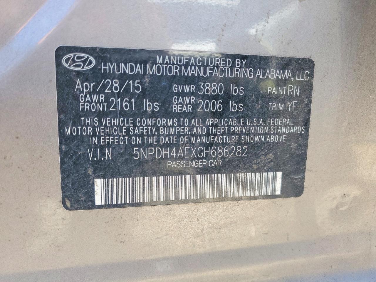 2016 Hyundai Elantra - zdjęcie 12