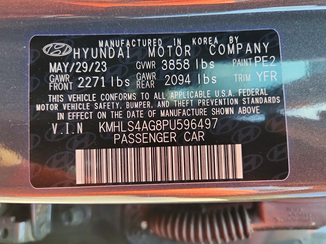 2023 Hyundai Elantra Sel - zdjęcie 12