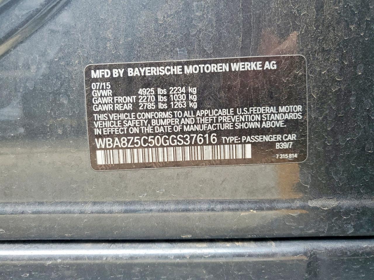 2016 BMW 328 Xigt Sulev - zdjęcie 12