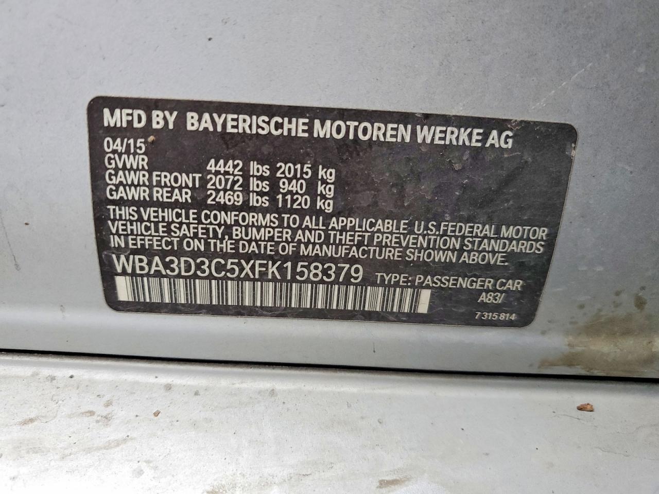 2015 BMW 328 D - zdjęcie 12