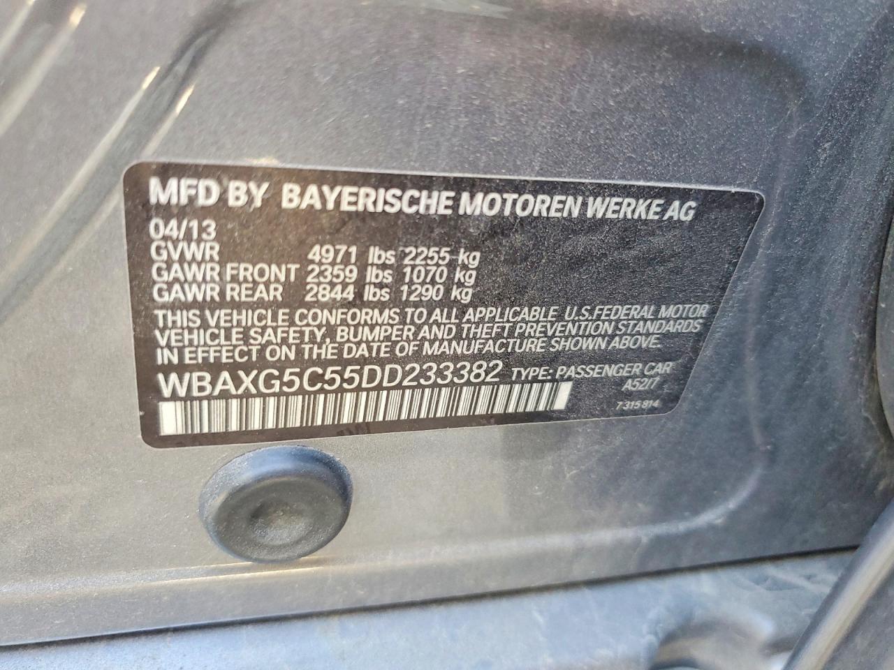 2013 BMW 528 I - zdjęcie 12
