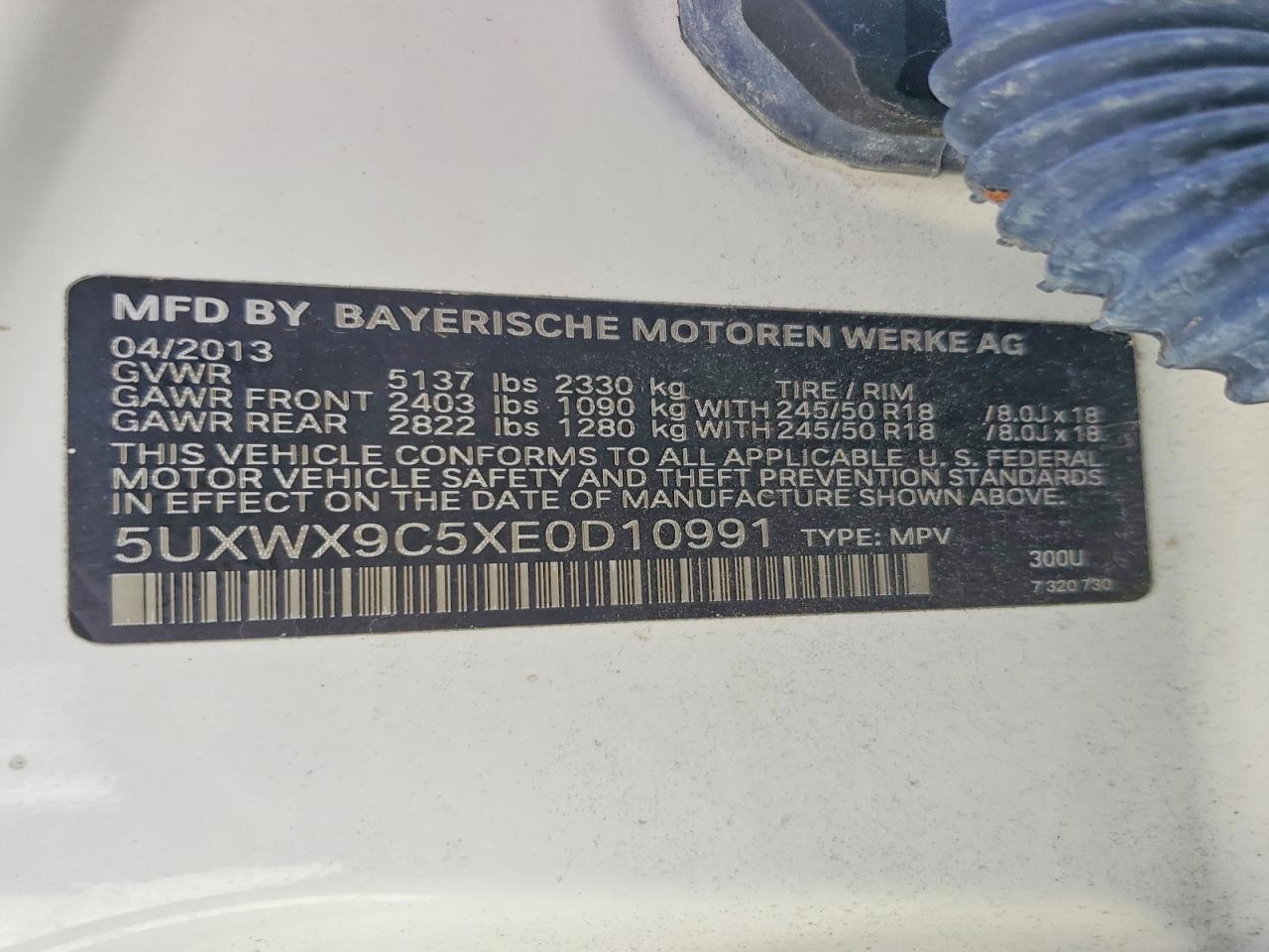 2014 BMW X3 xDrive28I - zdjęcie 12