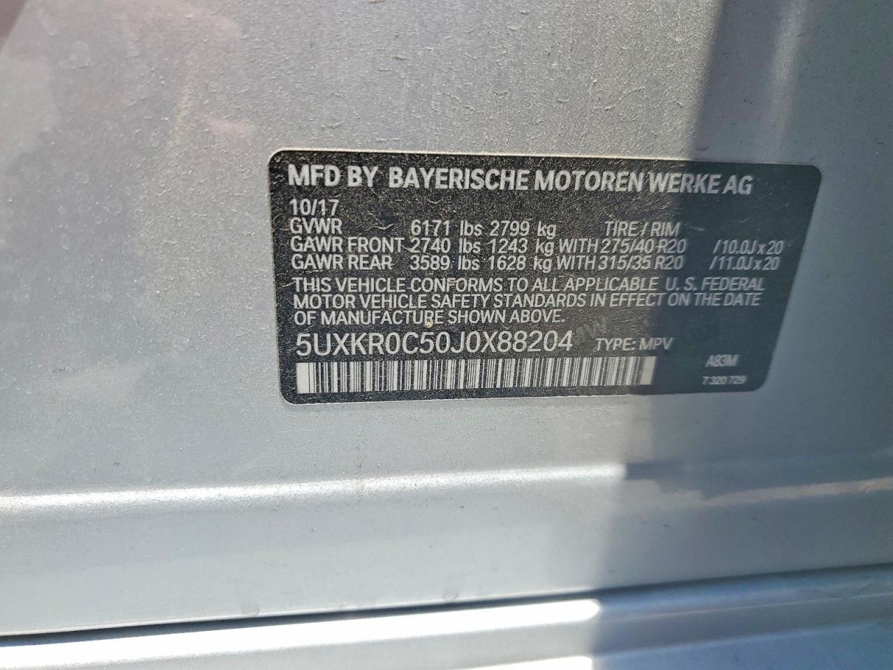 2018 BMW X5 xDrive35I - zdjęcie 13