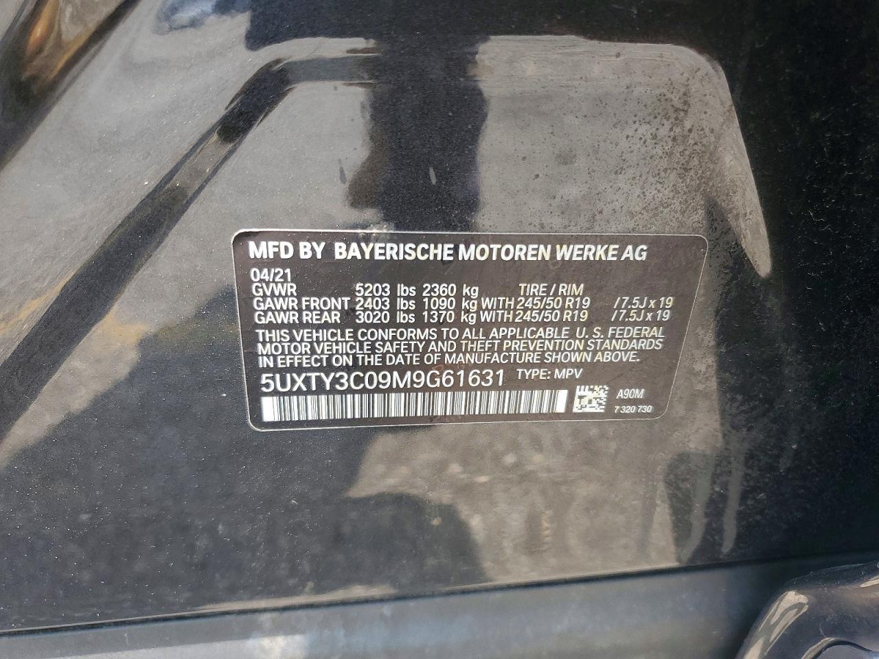 2021 BMW X3 Sdrive30I - zdjęcie 13