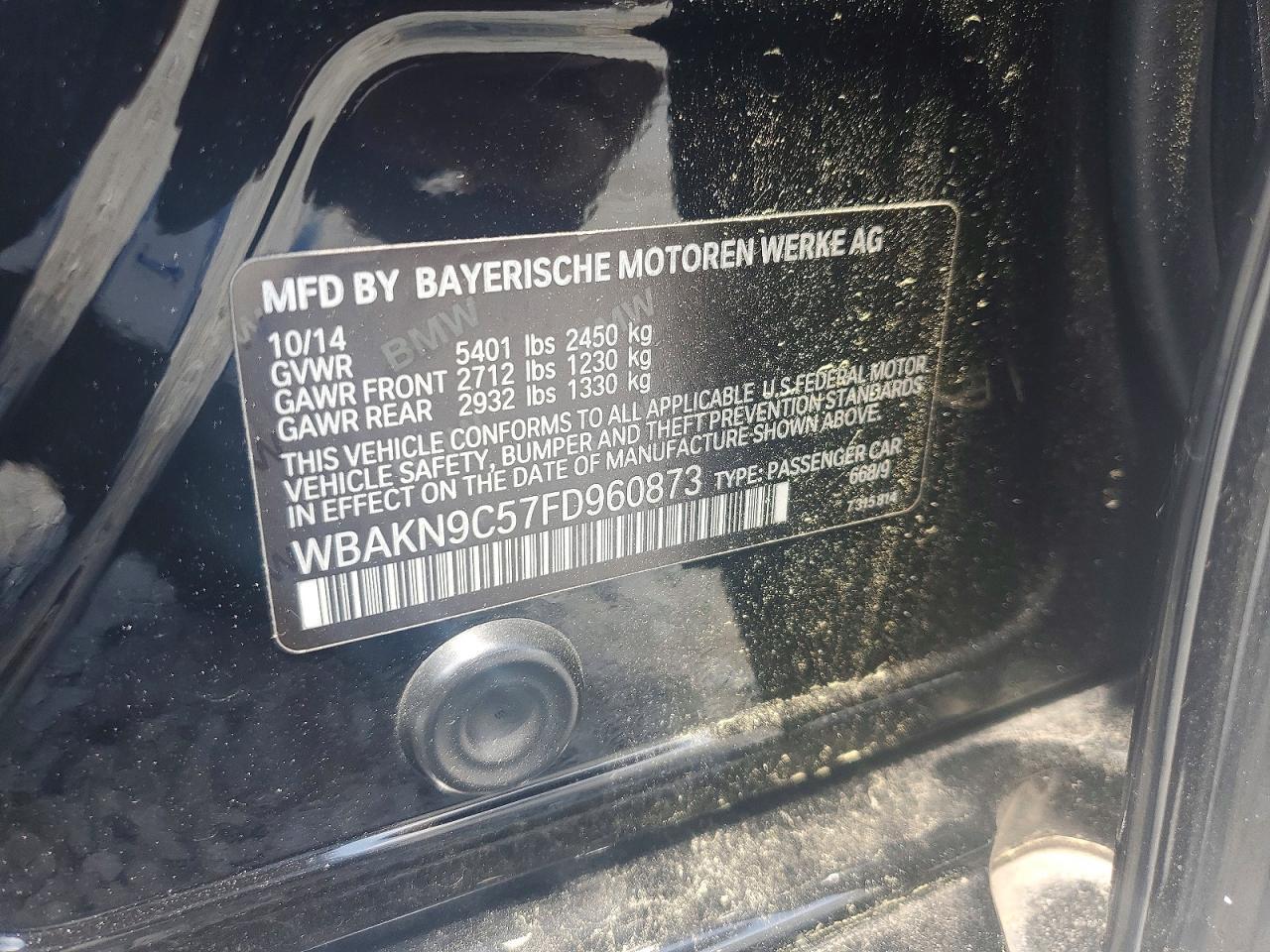 2015 BMW 550 I - zdjęcie 12