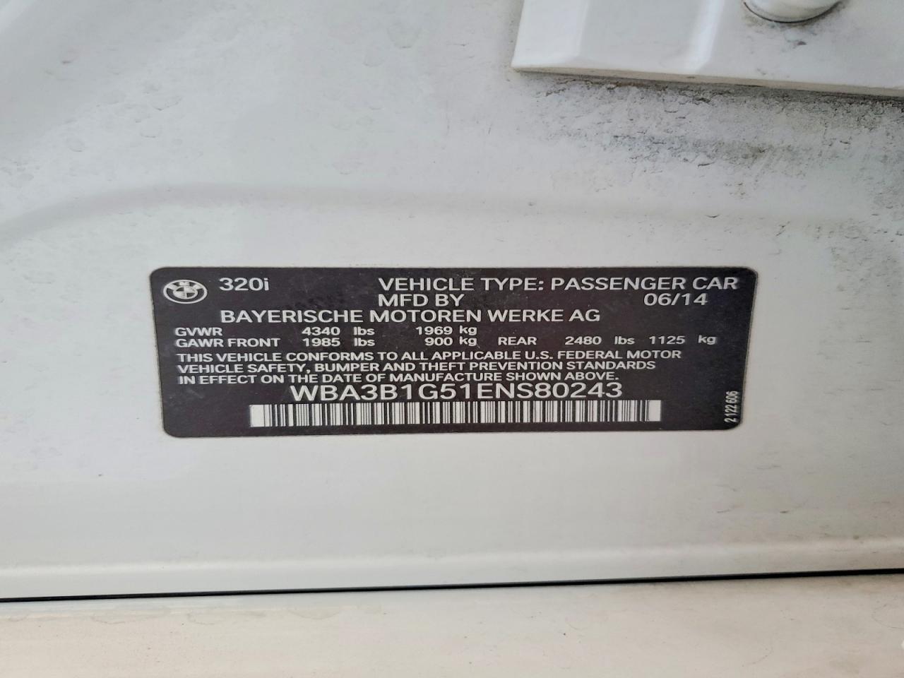 2014 BMW 320 I - zdjęcie 13