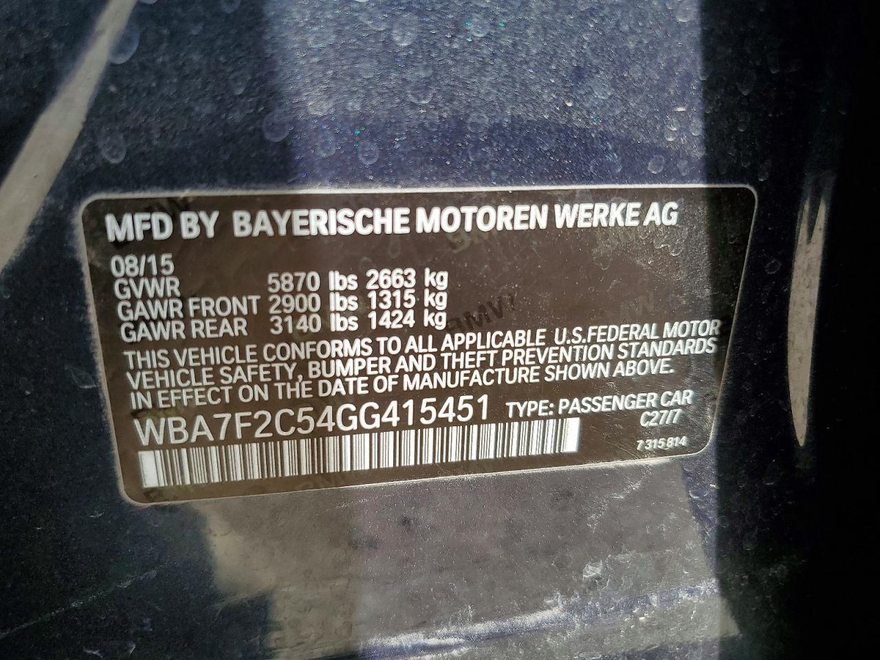 2016 BMW 750 Xi - zdjęcie 12