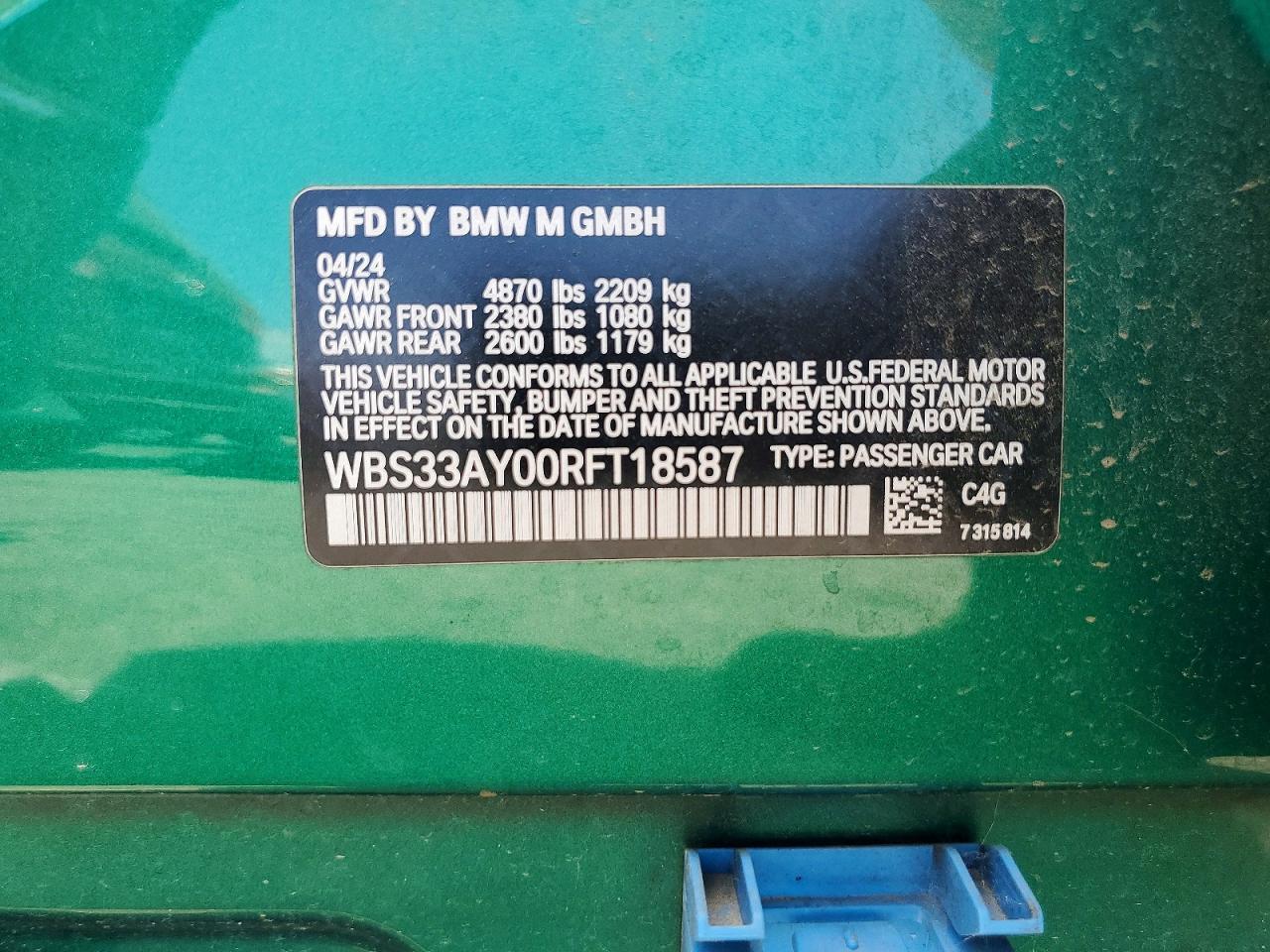 2024 BMW M3 Competition - zdjęcie 12