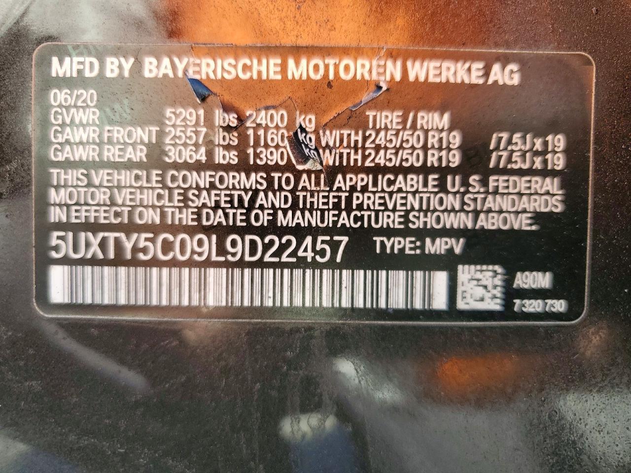 2020 BMW X3 xDrive30I - zdjęcie 13