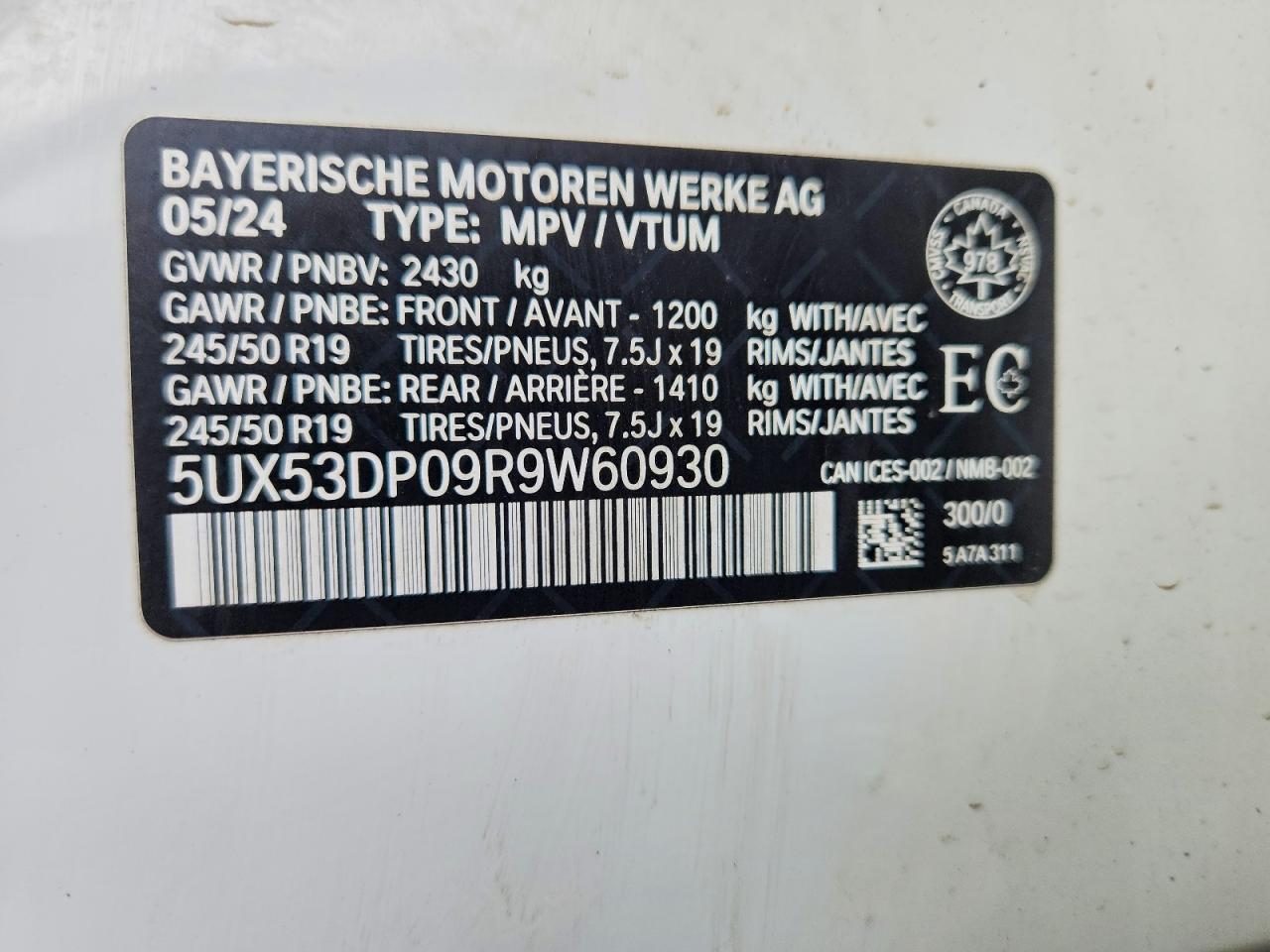 2024 BMW X3 xDrive30I - zdjęcie 14