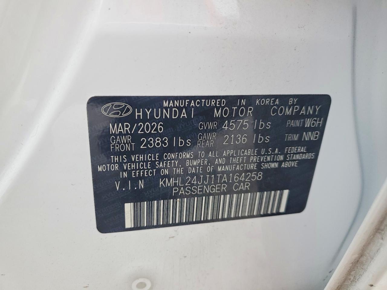2026 Hyundai Sonata Hybrid Blue - zdjęcie 12