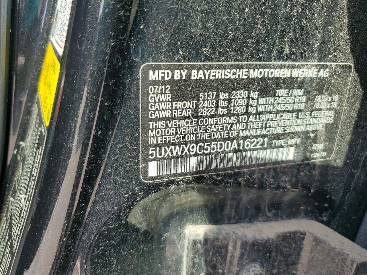 2013 BMW X3 xDrive28I - zdjęcie 12