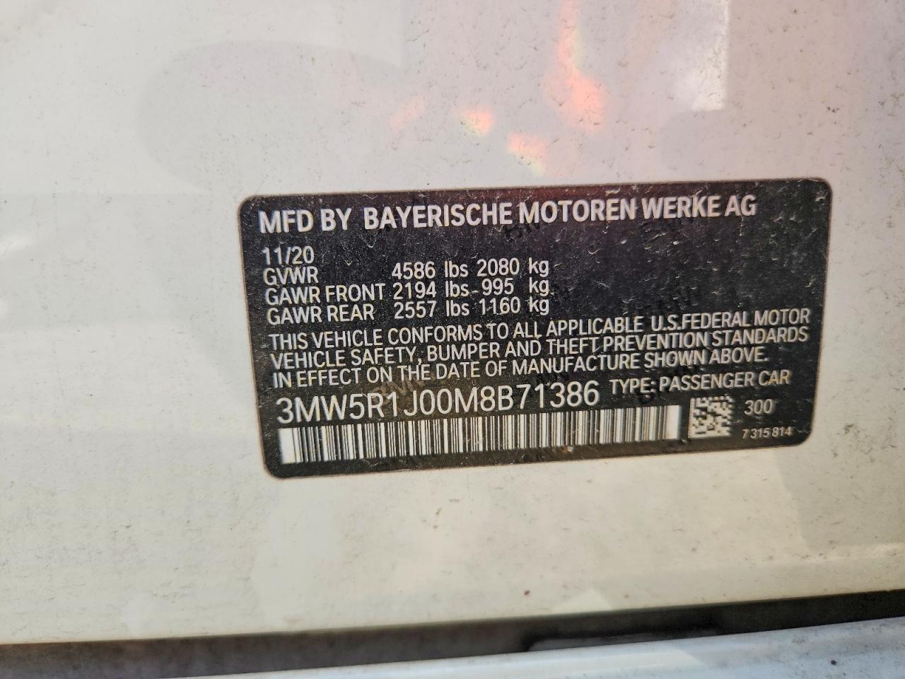 2021 BMW 330I - zdjęcie 13