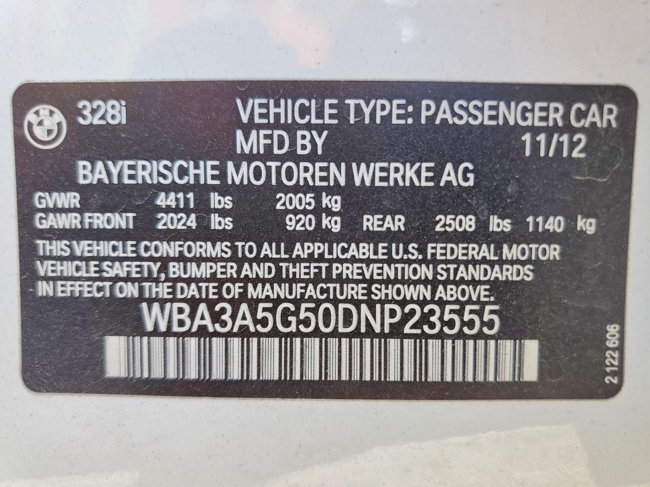 2013 BMW 328 I - zdjęcie 13