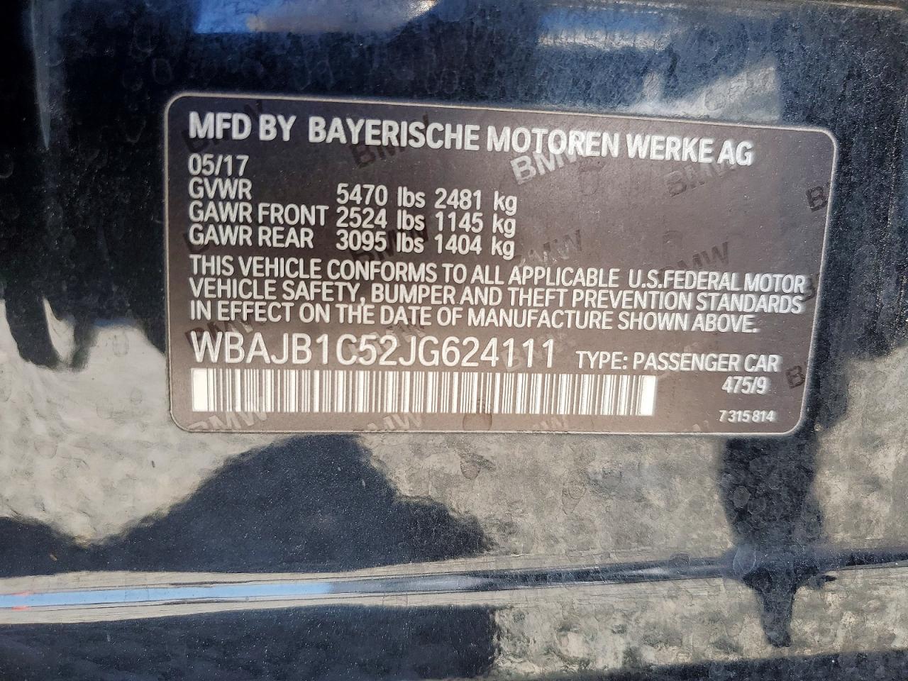 2018 BMW Seria 5 530e - zdjęcie 12