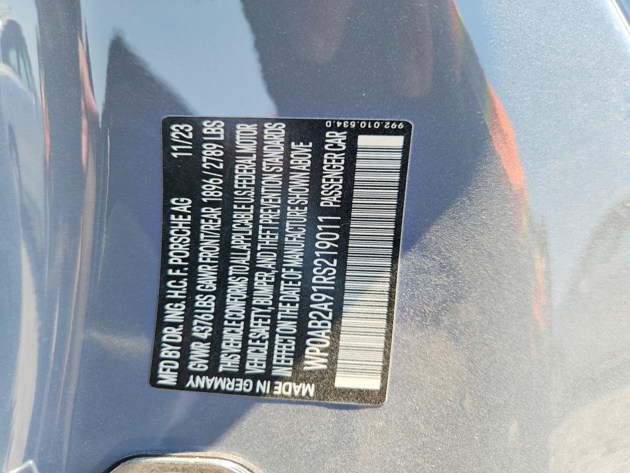 2024 Porsche 911 - zdjęcie 13