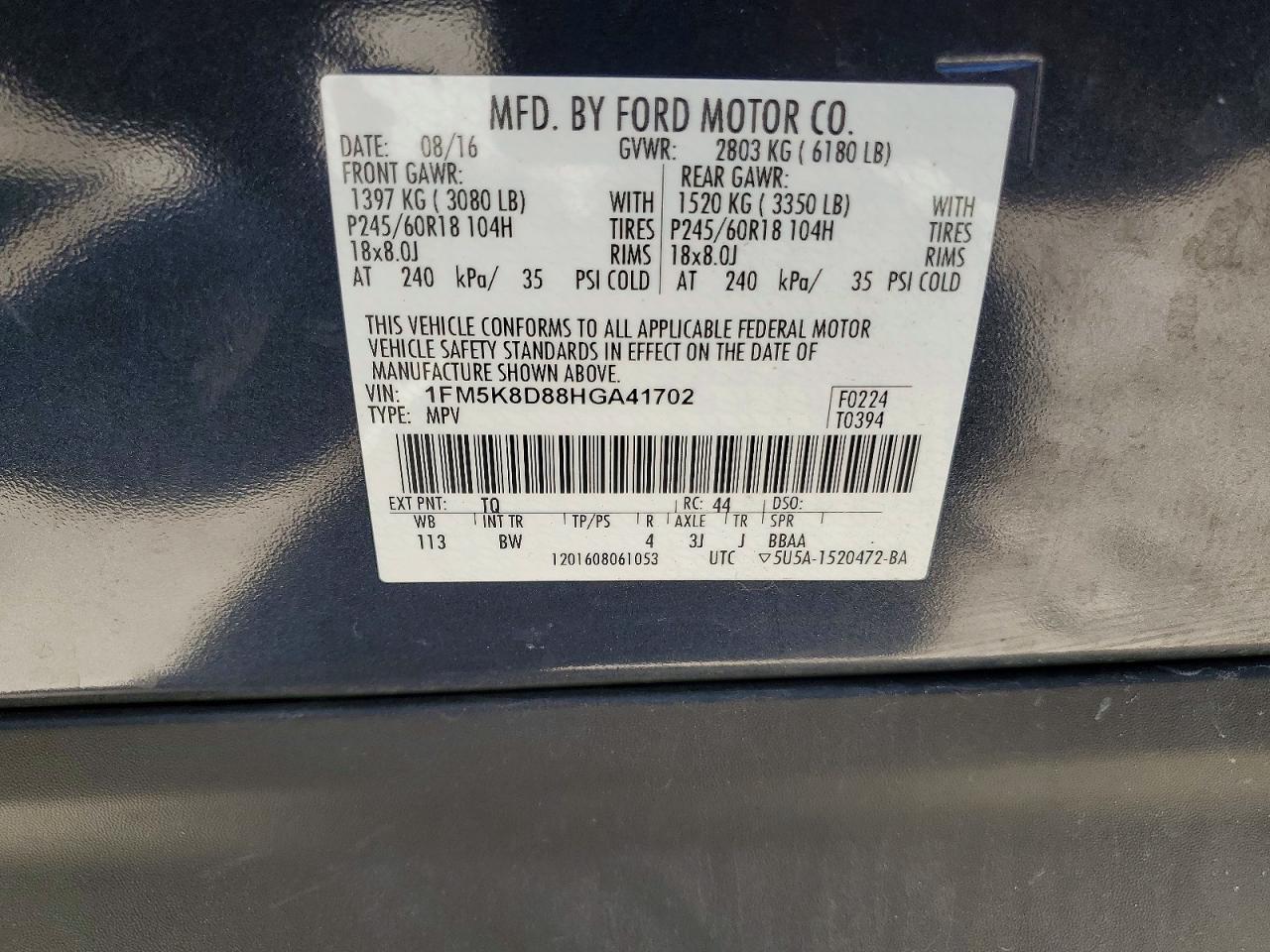 2017 Ford Explorer Xlt - zdjęcie 13