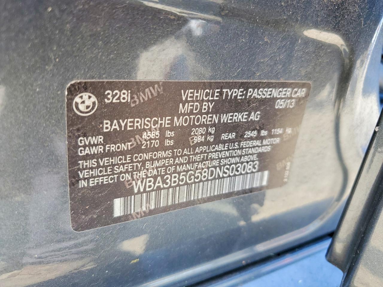 2013 BMW 328 Xi Sulev - zdjęcie 13