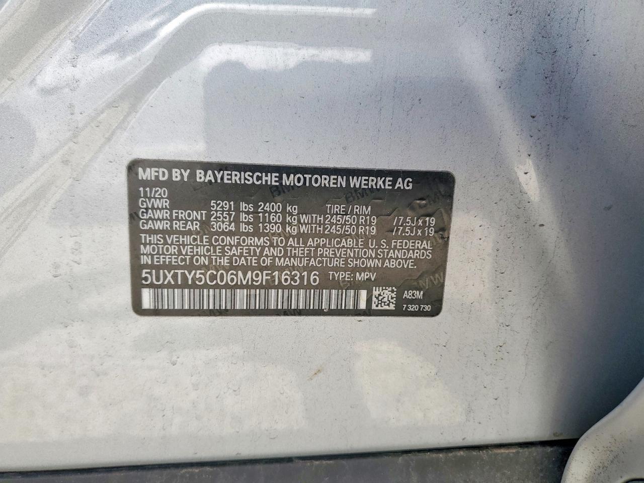2021 BMW X3 xDrive30I - zdjęcie 14