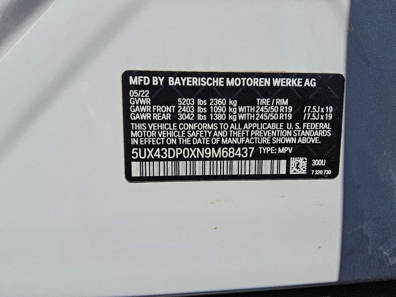 2022 BMW X3 Sdrive30I - zdjęcie 13