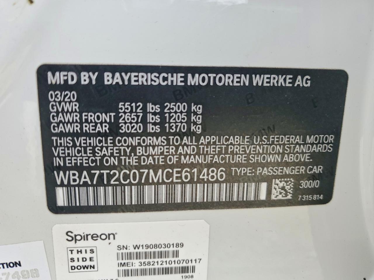 2021 BMW 740 I - zdjęcie 12