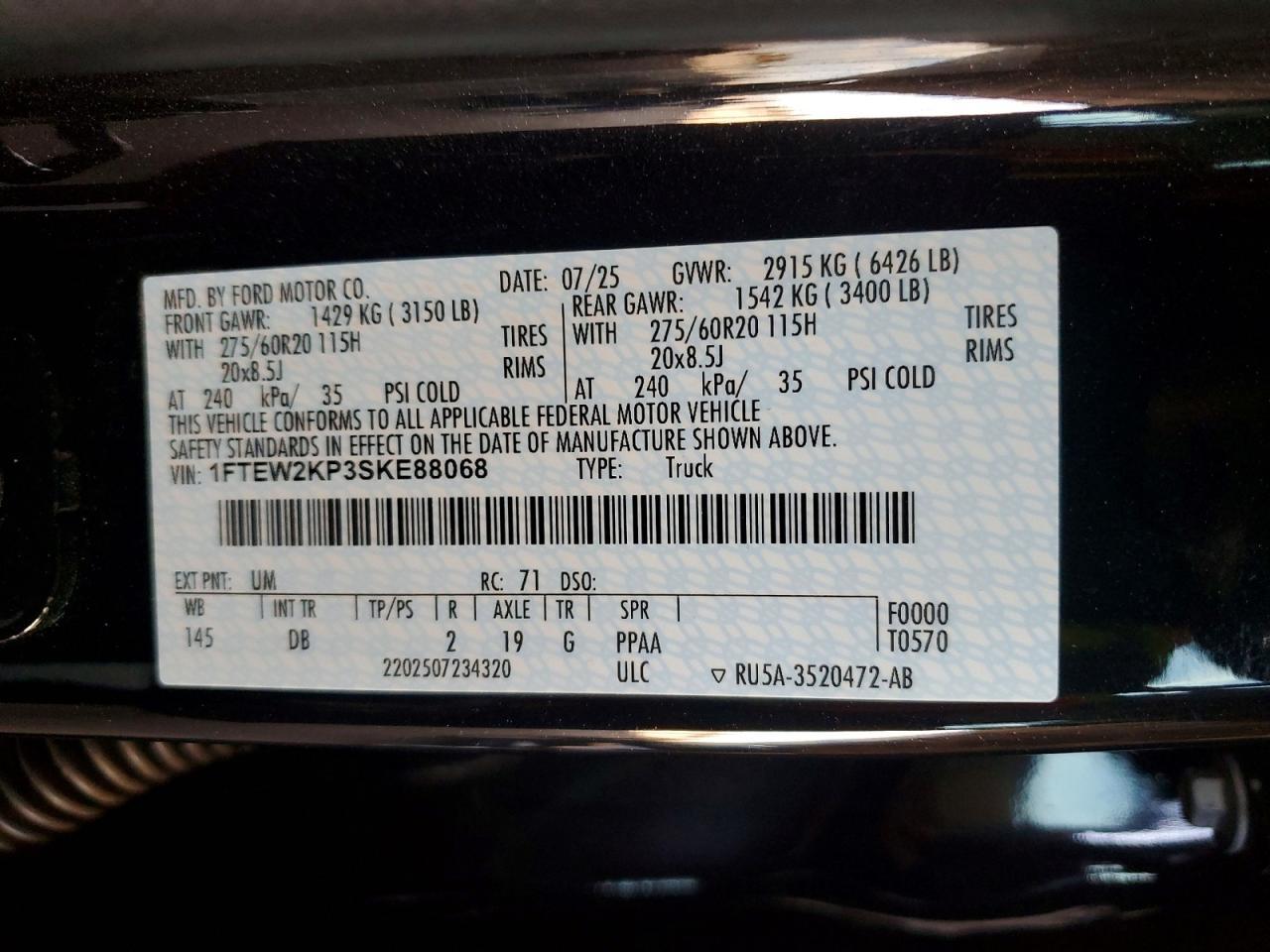 2025 Ford F150 Stx - zdjęcie 12