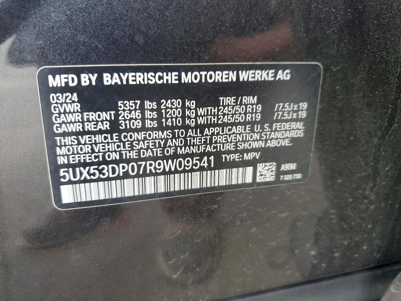 2024 BMW X3 xDrive30I - zdjęcie 13