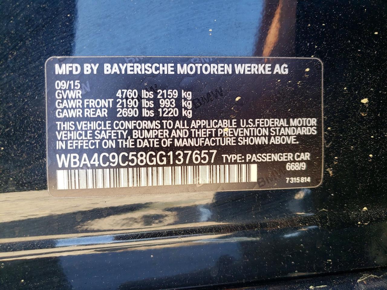 2016 BMW 428 Xi Gran Coupe Sulev - zdjęcie 12