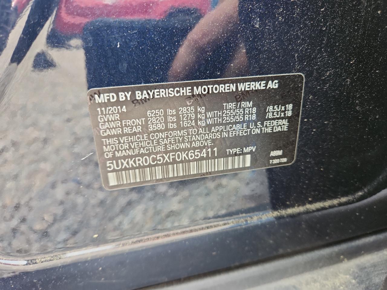 2015 BMW X5 xDrive35I - zdjęcie 13