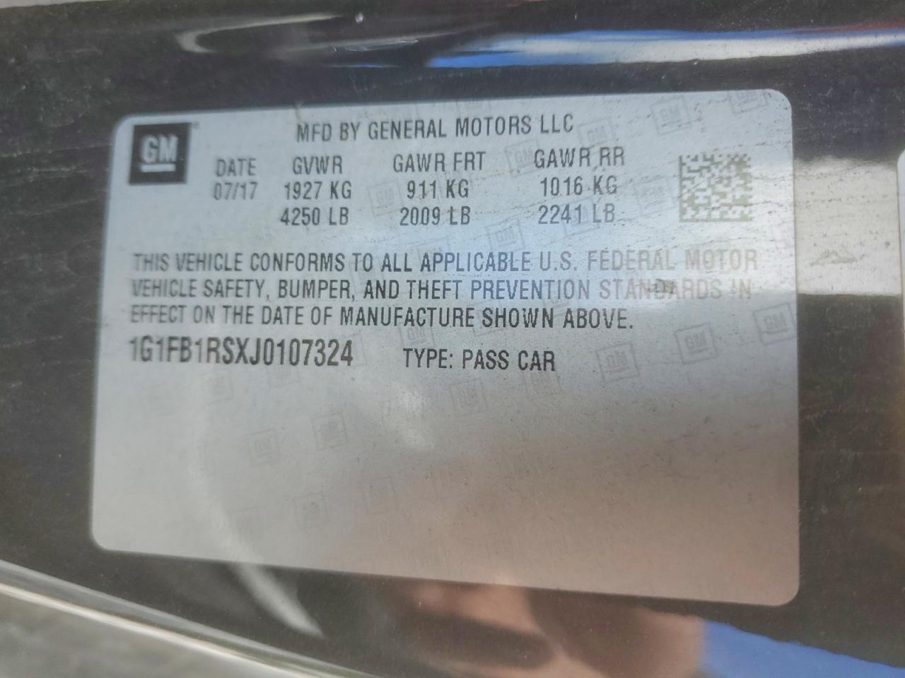 2018 Chevrolet Camaro Lt - zdjęcie 13