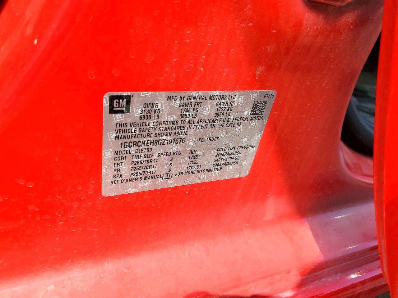 2016 Chevrolet Silverado C1500 - zdjęcie 12