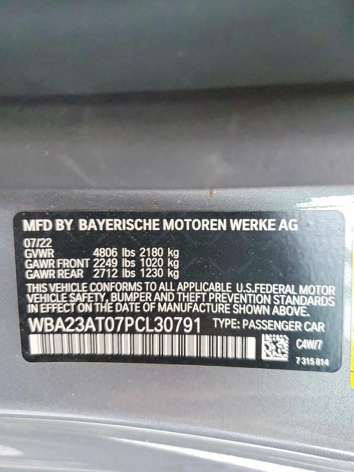 2023 BMW 430I - zdjęcie 12