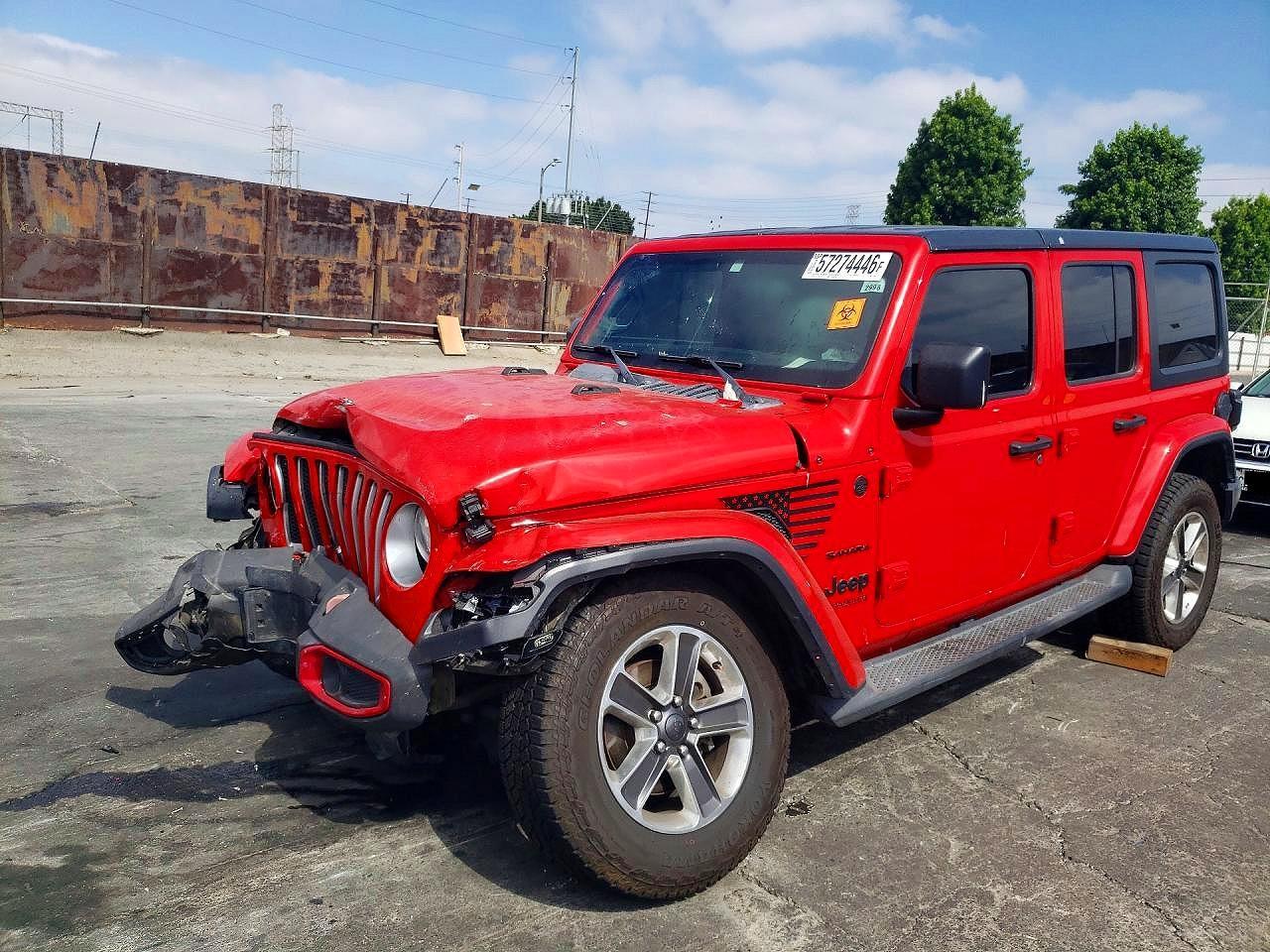 2020 Jeep Wrangler Unlimited Sahara - zdjęcie główne