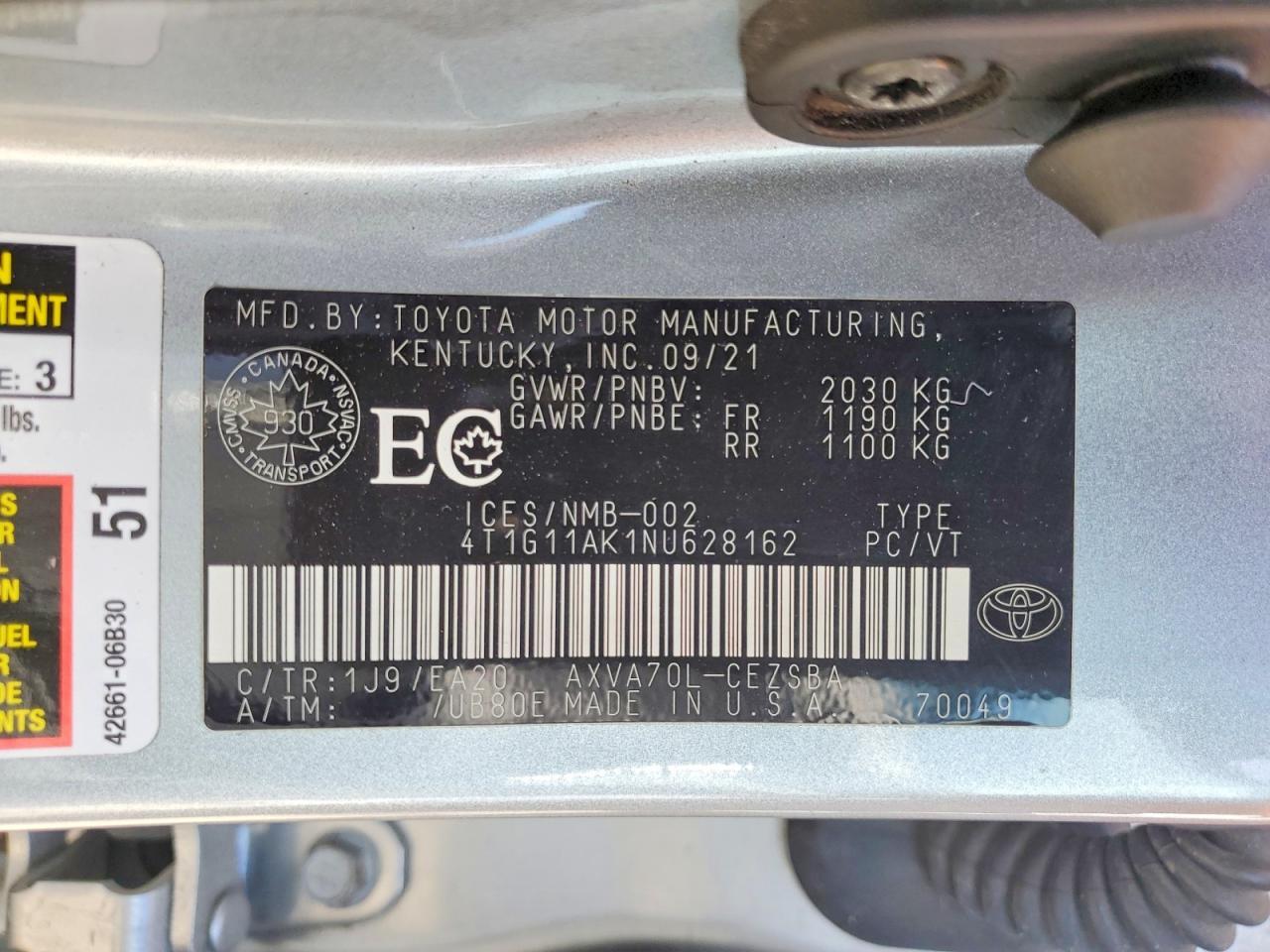 2022 Toyota Camry Se - zdjęcie 13
