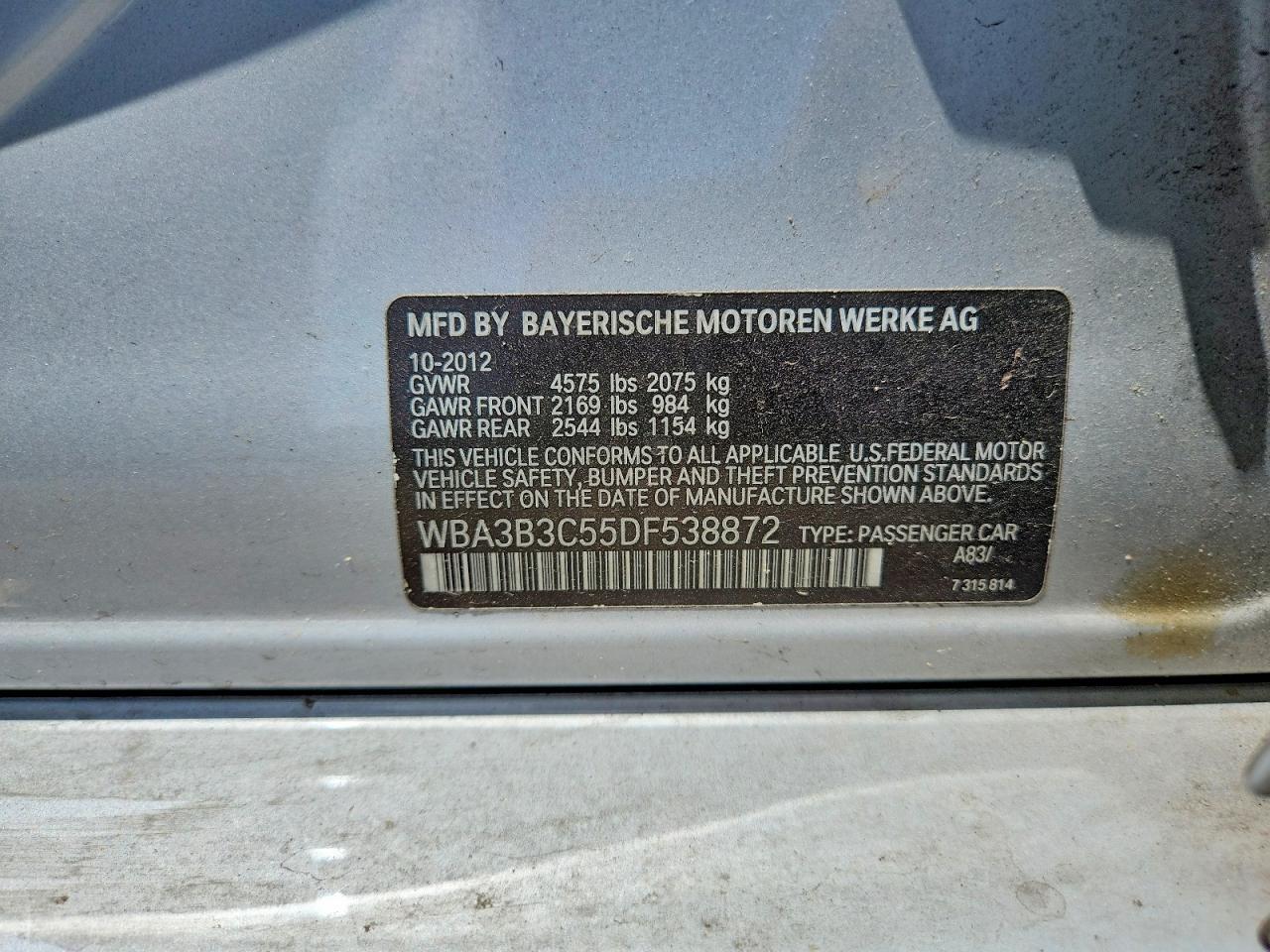 2013 BMW Seria 3 328i - zdjęcie 12