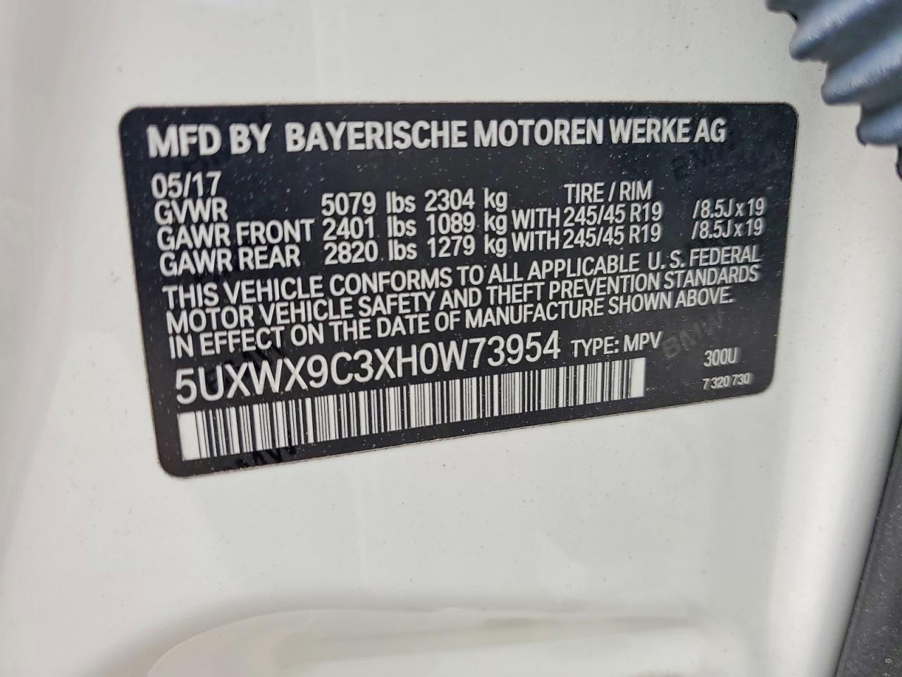 2017 BMW X3 xDrive28I - zdjęcie 14