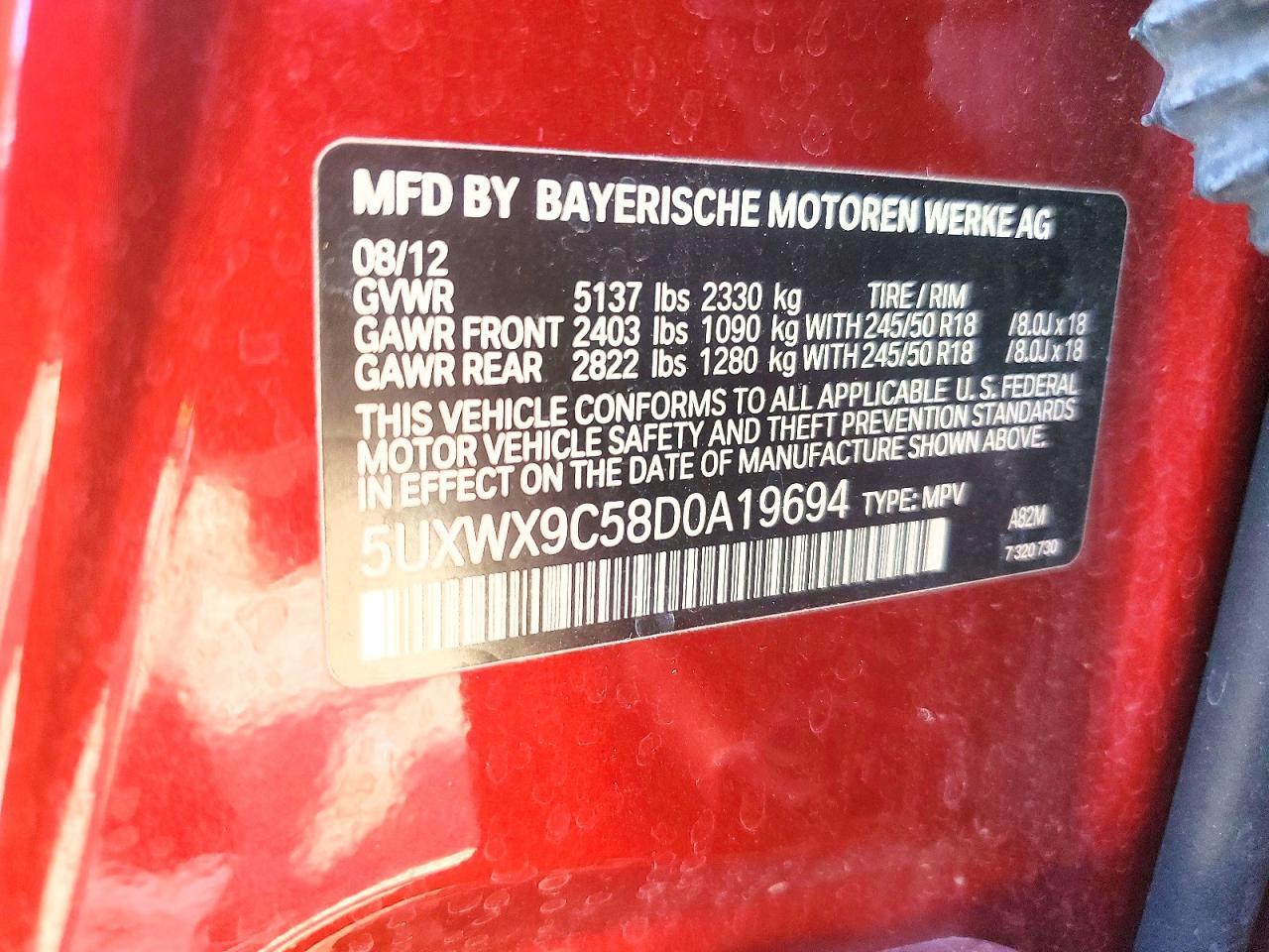 2013 BMW X3 xDrive28I - zdjęcie 13