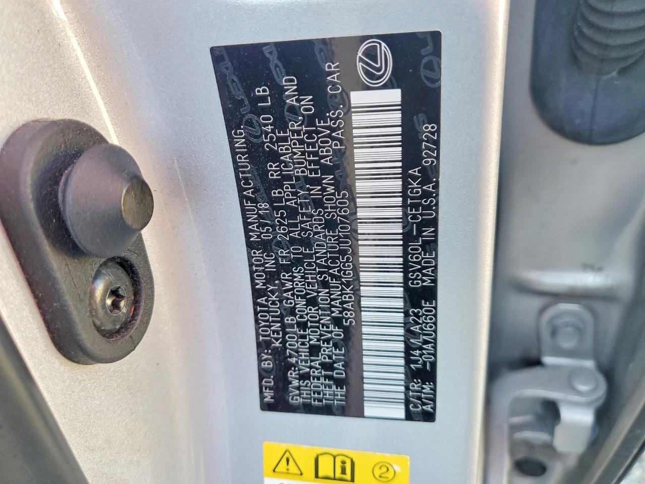 2018 Lexus Es 350 - zdjęcie 12